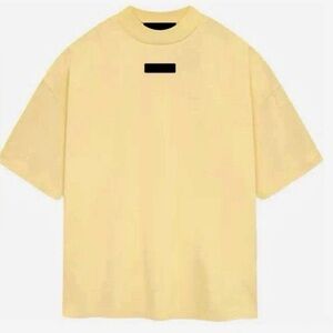 Essentials Yellow Short Sleeve Tee Relaxed Fit